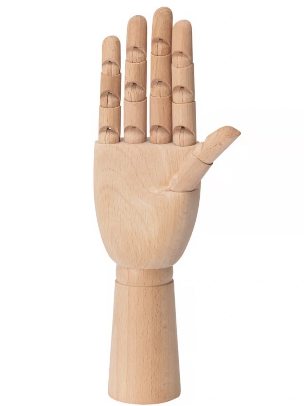 IKEA HANDSKALAD natural Wooden Artist Mannequin Hand Home Accent beech new